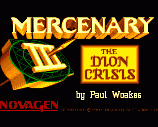Mercenary III: The Dion Crisis screenshot 4 for Amiga